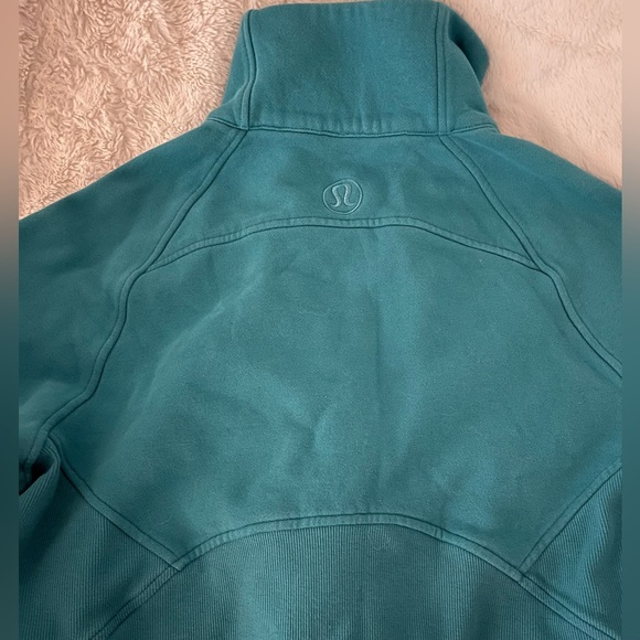 Lululemon Scuba Oversized Funnel Neck SZ XS/S OCEA Oceanic Blue - Picture 3 of 5